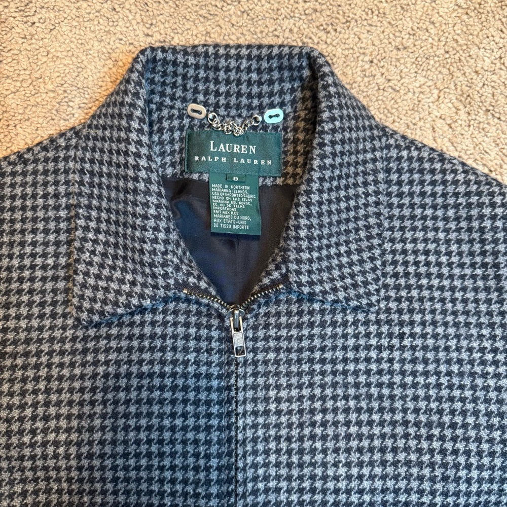 Lauren Ralph Lauren Wool Jacket - Black and Gray - Picture 5 of 10